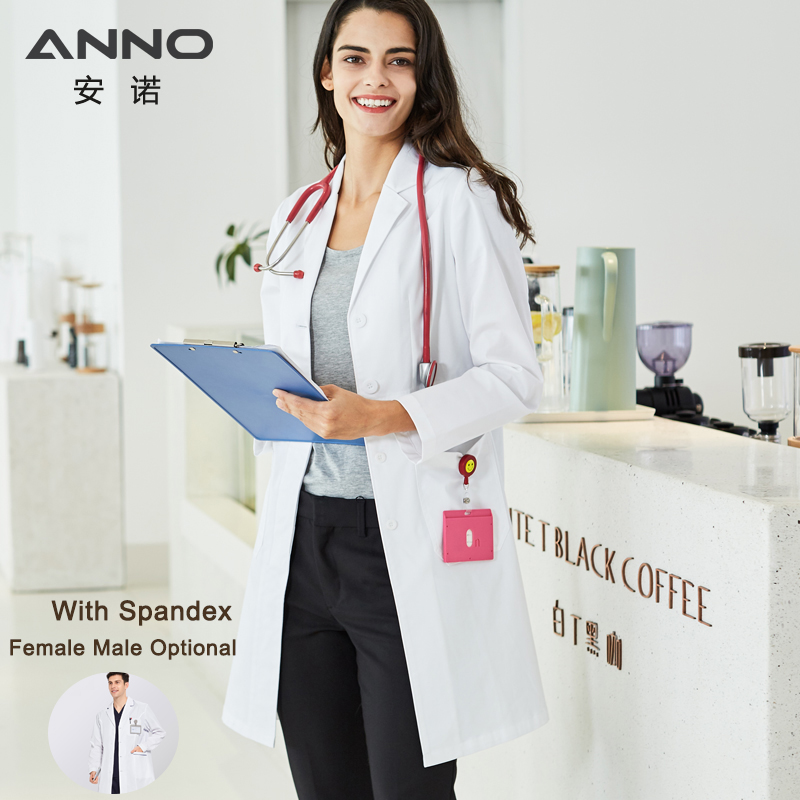 Lab Coat Medical - Anno Lange Mouw Lab Uniformen Met