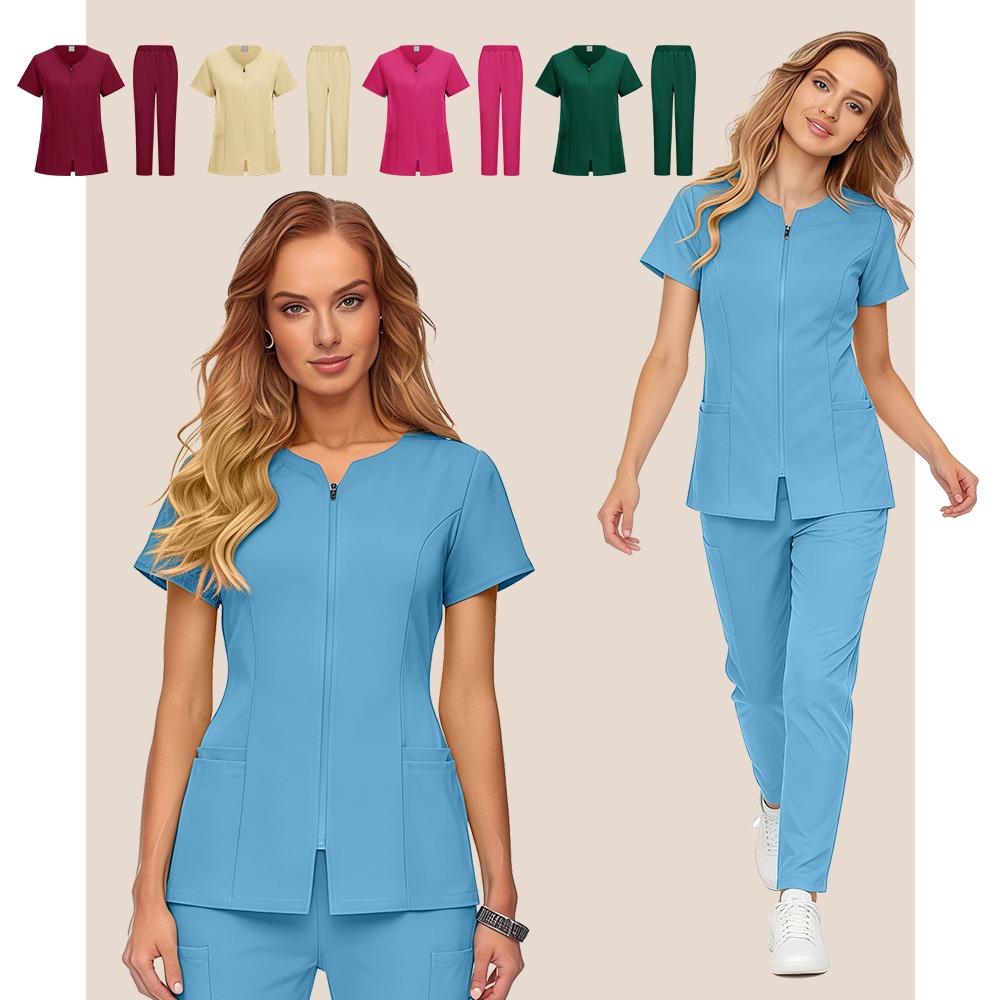 Lab Coat Medical - Groothandel Medische Scrubset Spandex Stretch Verpleegstersuniform