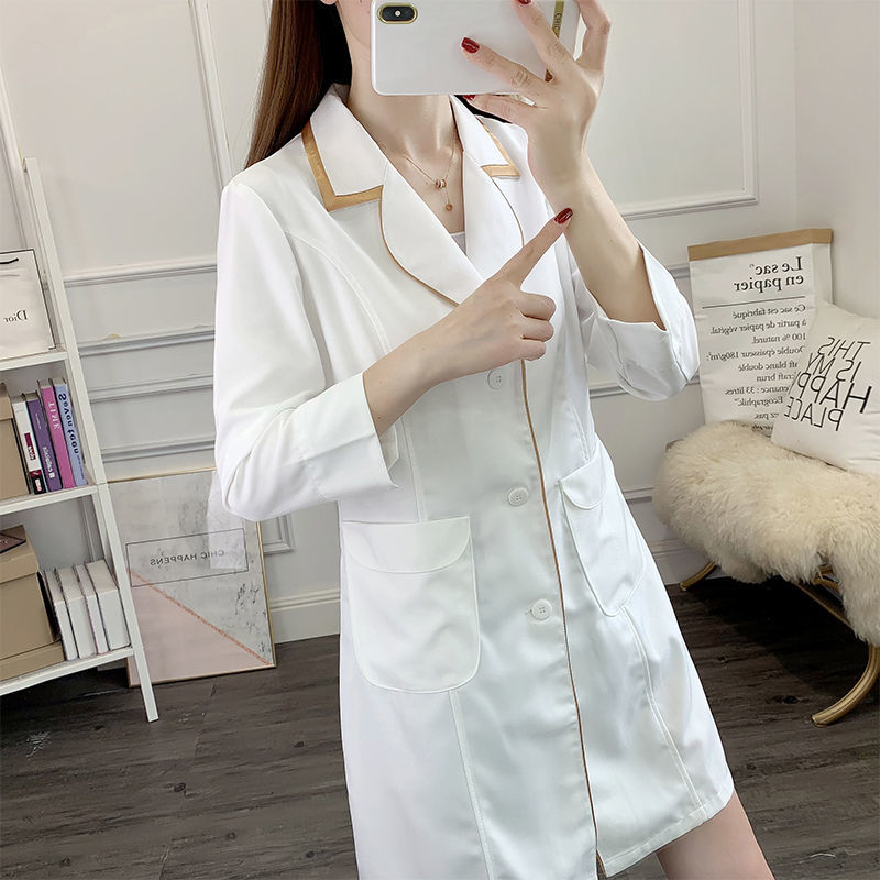 Witte Korte Beauty Uniform Jur - Lab Coat Medical recensie en prijs