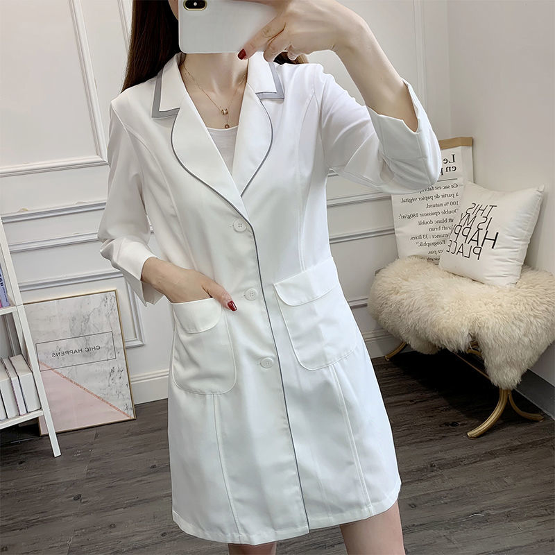 Witte Korte Beauty Uniform Jur - Lab Coat Medical recensie en prijs