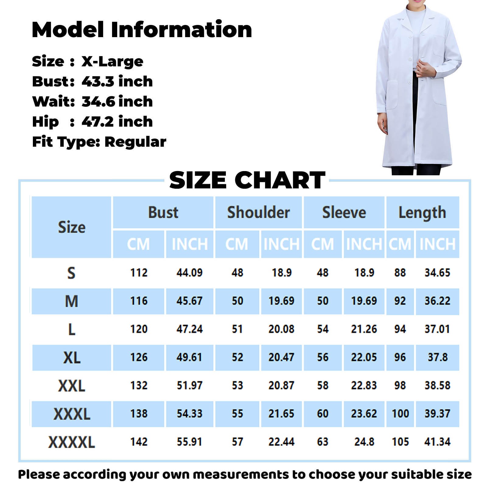 Witte laboratoriumjas voor dam - Lab Coat Medical recensie en prijs
