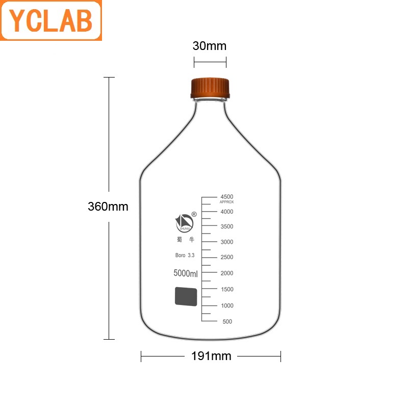 Yclab 5000 Ml Reagensfles 5L S - Medical Lab Equipment recensie en prijs