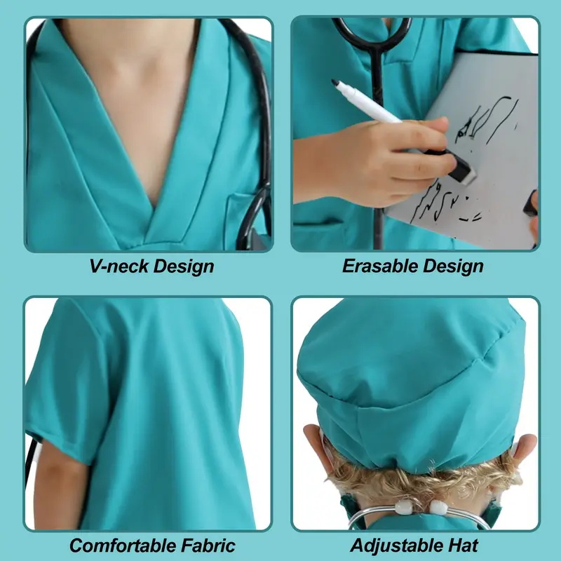 7 STKS Kids Arts Verpleegkundi - Lab Coat Medical recensie en prijs