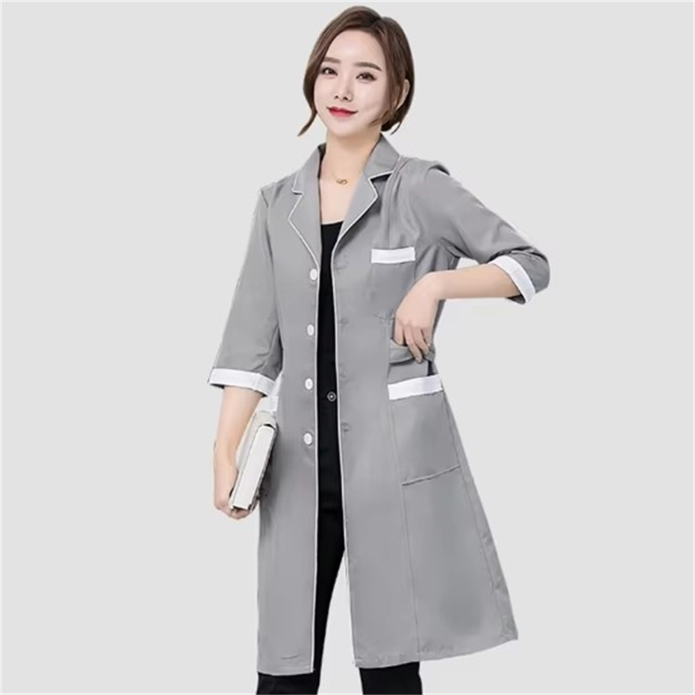Hoogwaardig grijs effen kleur  - Lab Coat Medical recensie en prijs